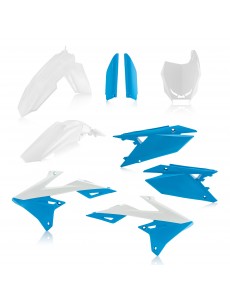 KIT PLÁSTICOS COMPLETO ACERBIS SUZUKI RM-Z 250 2019 - 2020 BRANCO / AZUL